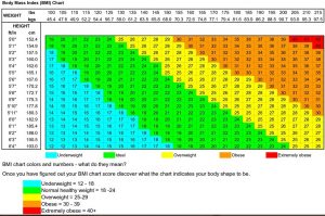 tabel BMI Chart